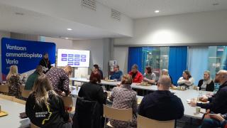 Business Vantaan yrityskahvit Varia Aviapoliksen toimipisteellä.