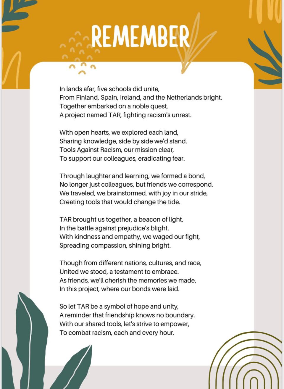 Tekoälyn luoma runo.